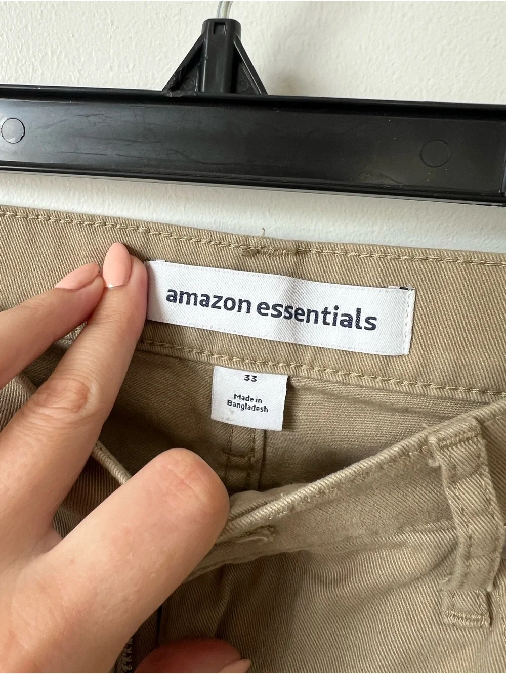 Men's Flat Front Casual Shorts in Khaki